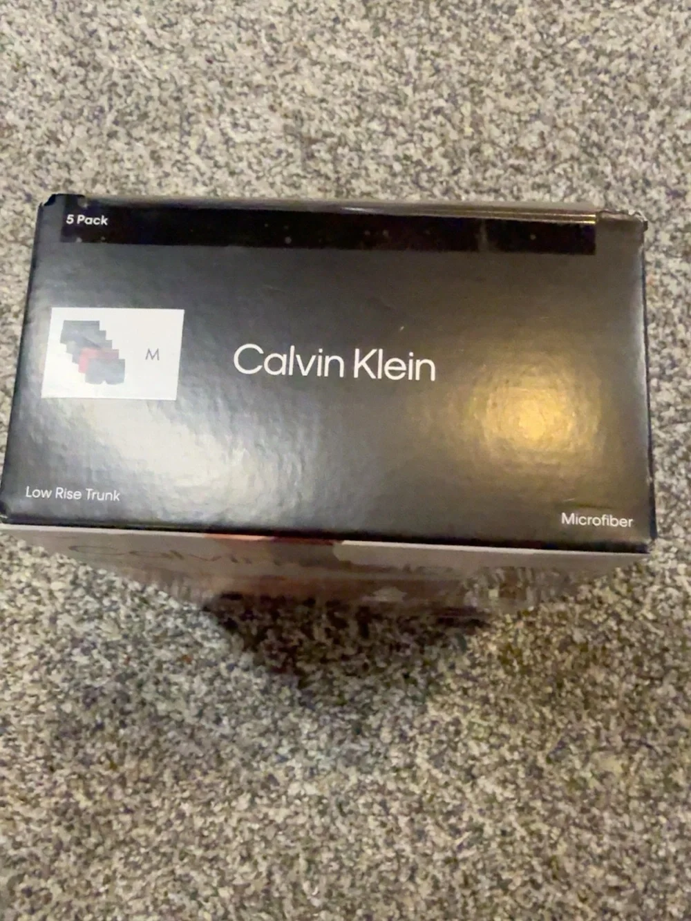 Calvin Klein Men’s Microfiber Low Rise Trunks 5 Pack Medium NEW